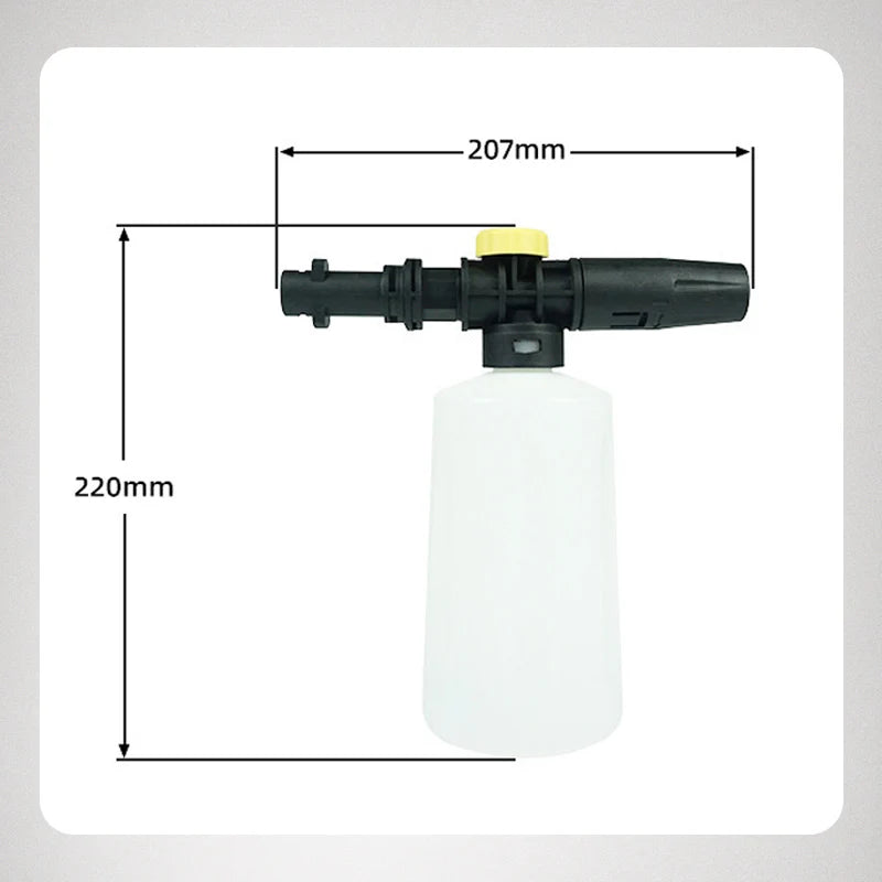 Adjustable Foam Sprayer with Pressure Washer Connector