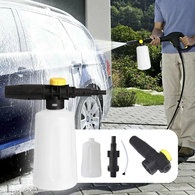 Adjustable Foam Sprayer with Pressure Washer Connector