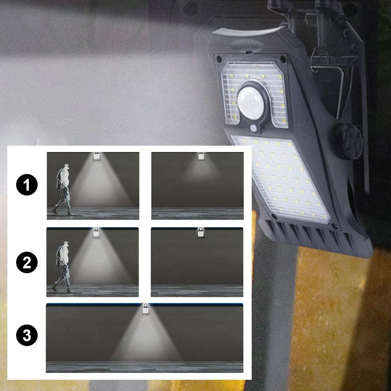 Solar Motion Sensor Clip Light