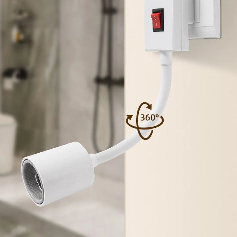 Bath Light Socket with Switch