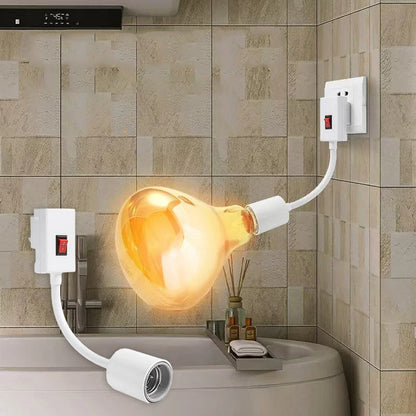 Bath Light Socket with Switch