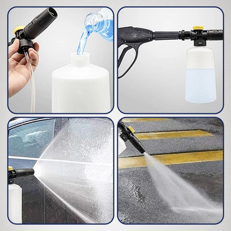 Adjustable Foam Sprayer with Pressure Washer Connector