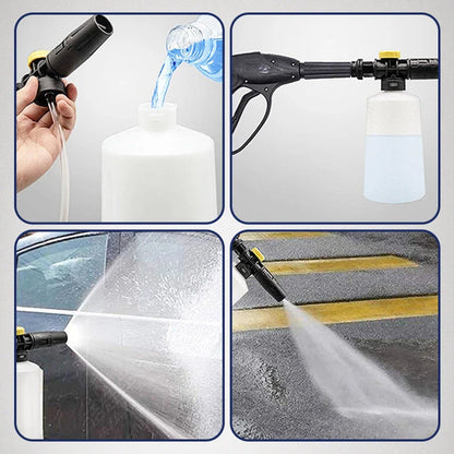 Adjustable Foam Sprayer with Pressure Washer Connector