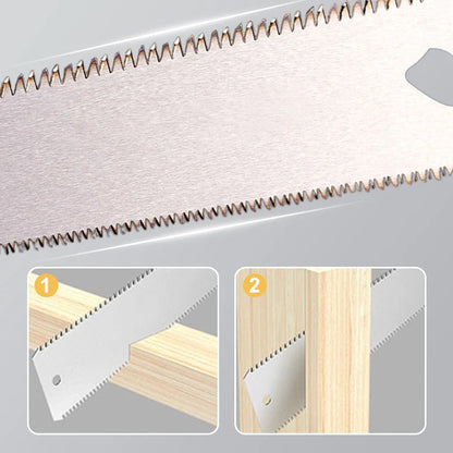 Compact Double-Edge Woodworking Saw