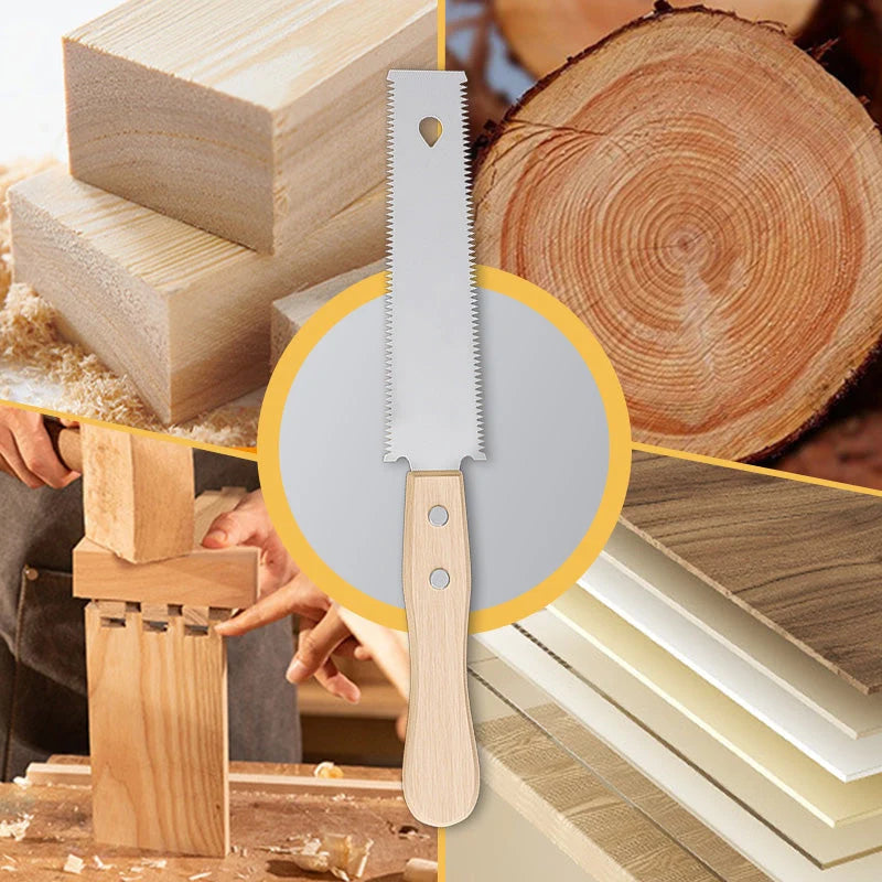 Compact Double-Edge Woodworking Saw