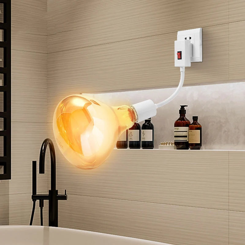 Bath Light Socket with Switch