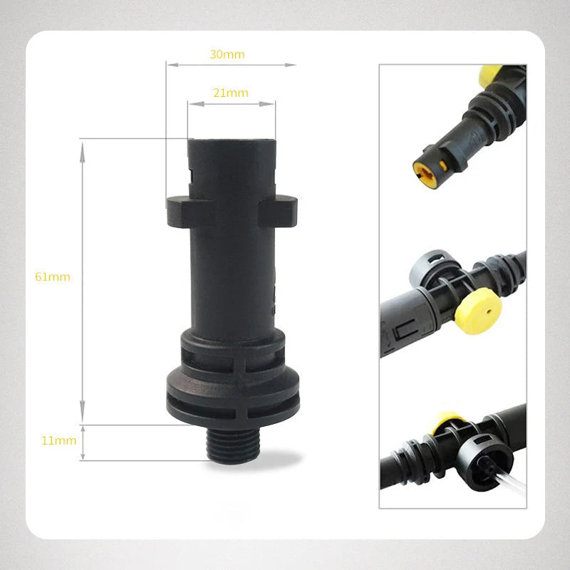 Adjustable Foam Sprayer with Pressure Washer Connector