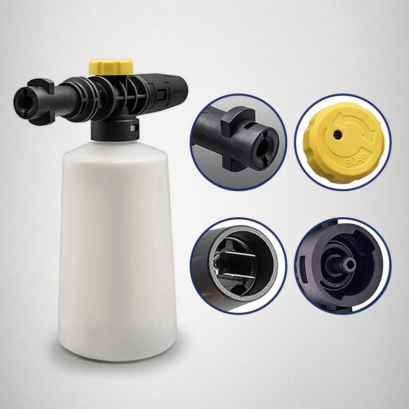 Adjustable Foam Sprayer with Pressure Washer Connector