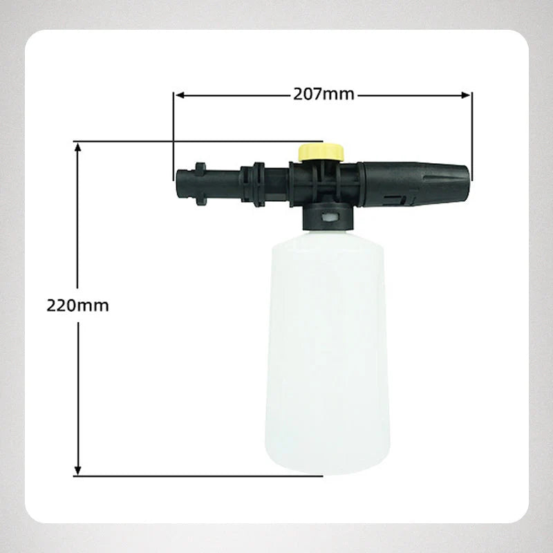 Adjustable Foam Sprayer with Pressure Washer Connector