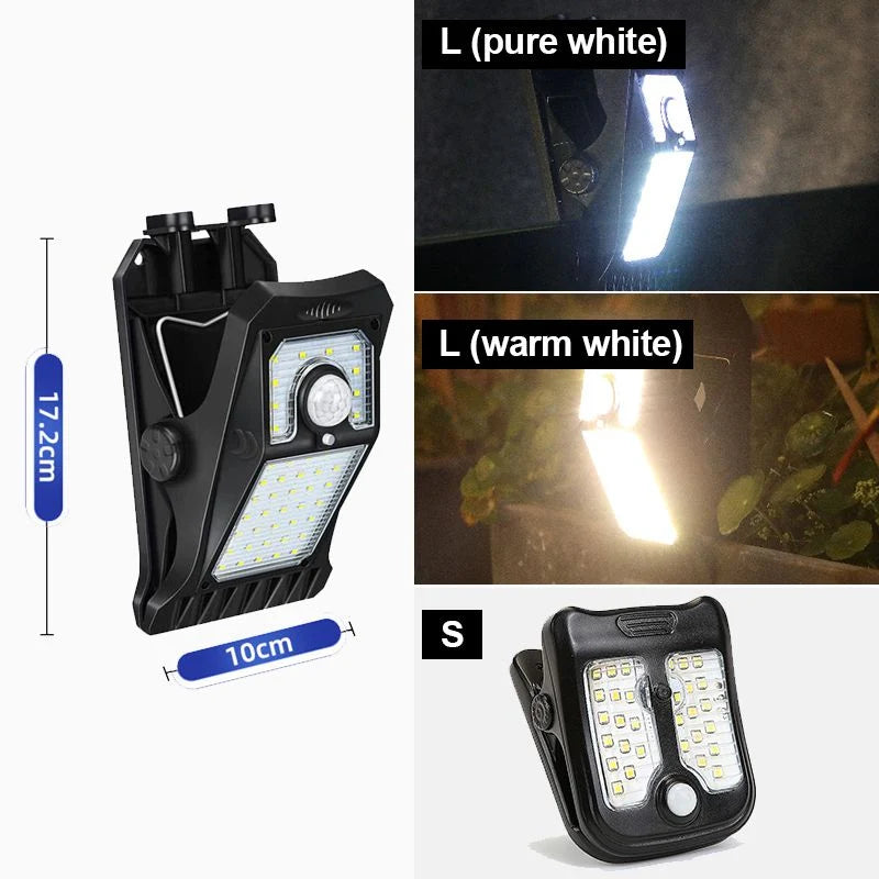 Solar Motion Sensor Clip Light