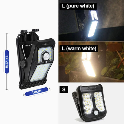 Solar Motion Sensor Clip Light