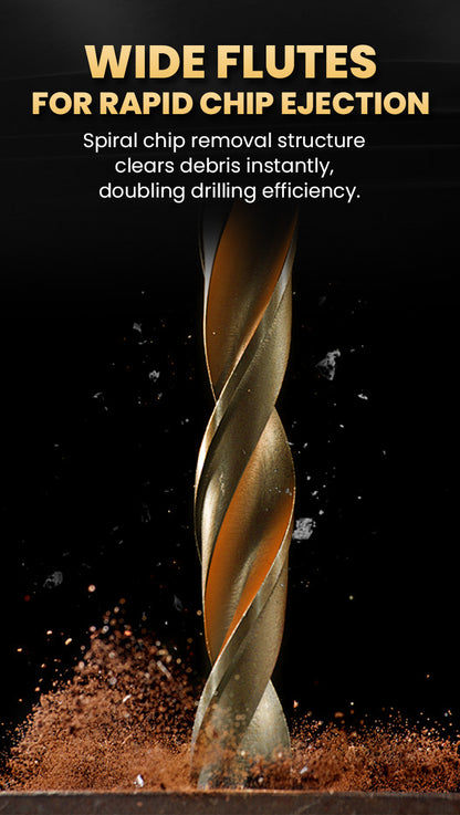 4-Flute Serrated Eccentric Drill Bit Kit